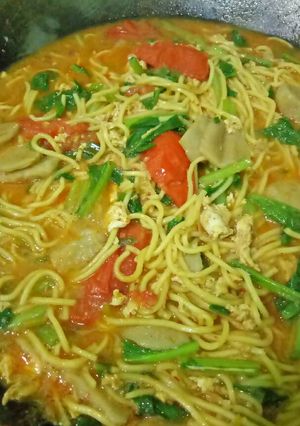 Foto resep Mie kuning kuah
