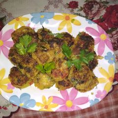 A picture of Aloo tikki.