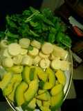 Ensalada de palmito, rúcula y aguacate con oliva y balsámico