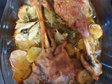 Piernas de cordero al horno