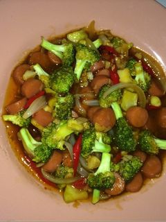 Foto resep Sosis brokoli pedas manis
