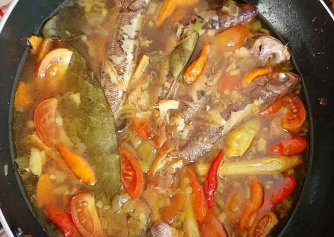 Resep: Ikan biji nangka kuah masak asam manis Untuk Pemula
