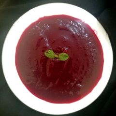 A picture of Instant Beetroot achar.