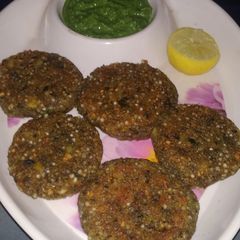 A picture of Sagoodana Tikki.