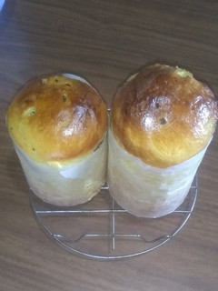 Una foto de Pan dulce (lata de durazno)