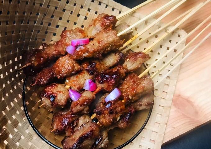 Resep Sate Maranggi Khas Purwakarta Oleh Anif Agustina Cookpad