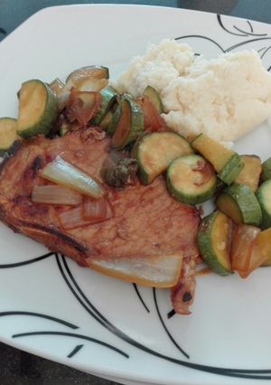 Una foto de Chuletas sweet chilli