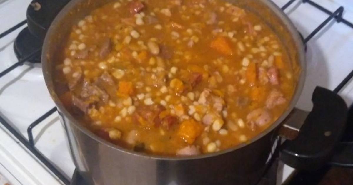 Locro bien casero Receta de Maria Paula Blanco- Cookpad