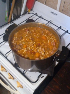 Una foto de Locro bien casero