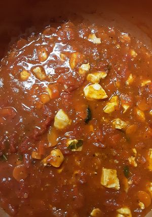 A picture of Chicken Cacciatore.