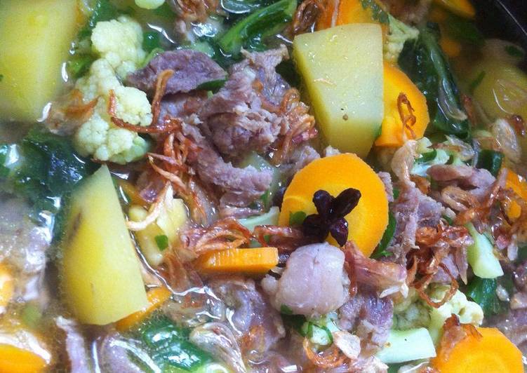 Resep Sup Daging, Enak Banget