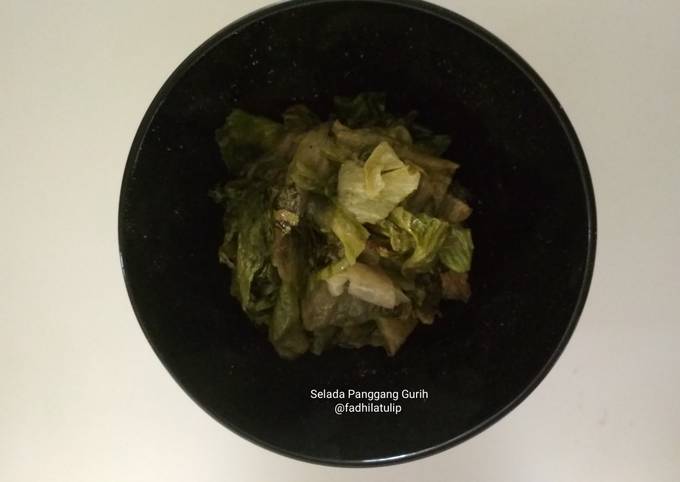 Sawi Panggang Gurih/Baked Lettuce (Camilan Sehat mudah cepat)