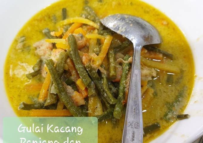 Resep 58. Gulai Kacang Panjang dan Wortel Anti Gagal