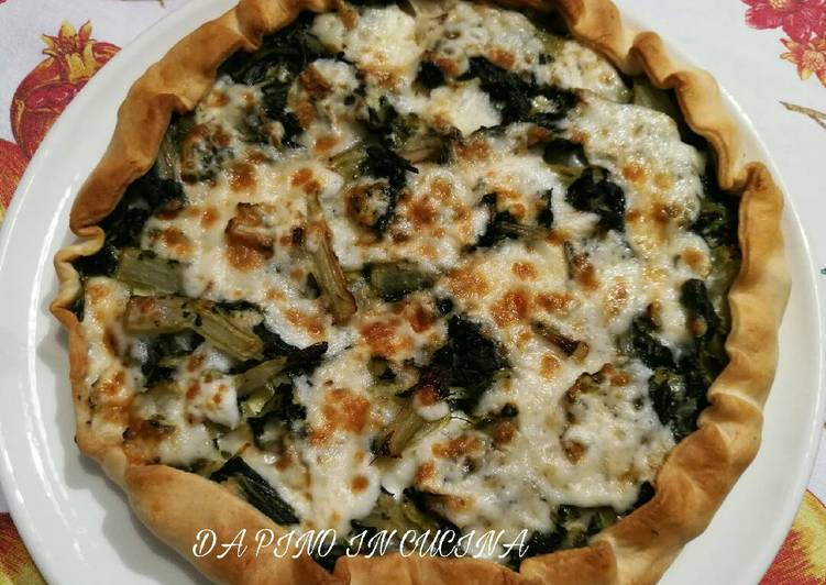 Brisee con catalogna e taleggio di capra