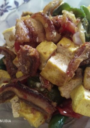 Foto resep Tumis, tahu ikan asin