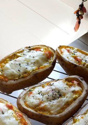 Una foto de Papas rellenas
