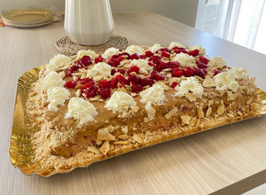 Una foto de Torta helada - Galletas soda