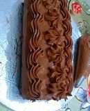 Yummy chocolate ice cream cake
