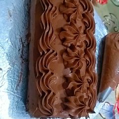 A picture of Yummy chocolate ice cream cake.