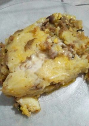 Una foto de Pastel de papa con queso
