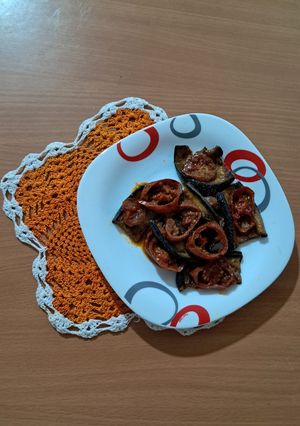 عکسی از دستور گوجه بادمجان خوشمزه