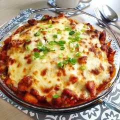A picture of Homemade Cheese Buldak (Ayam Keju Pedas).