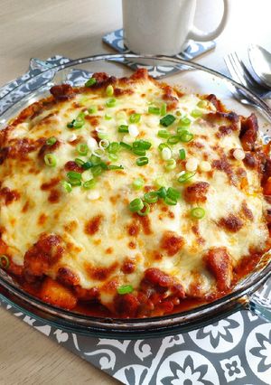 Foto resep Homemade Cheese Buldak (Ayam Keju Pedas)