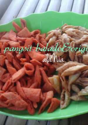 Foto resep Pangsit krenyes. postingan ke 2 ya