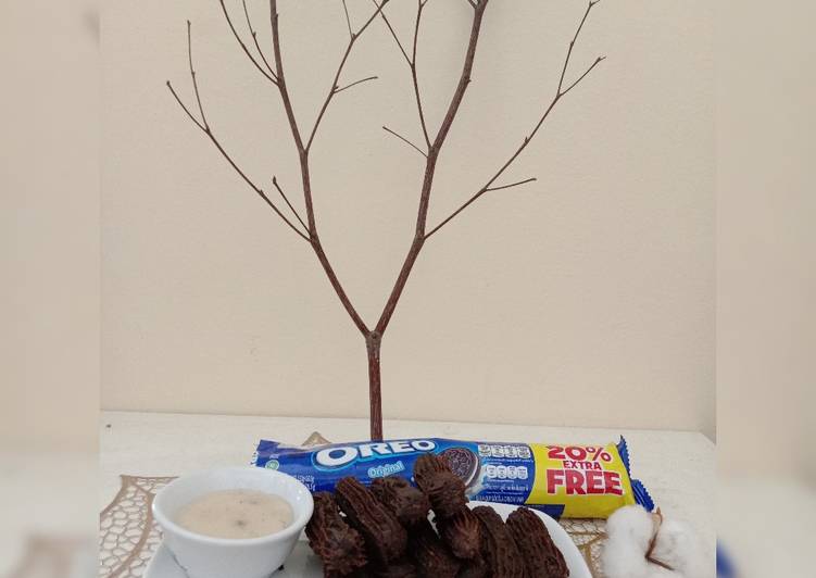 Resep Churros Oreo + vla Anti Gagal