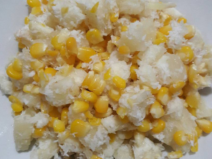 Bagaimana Menyiapkan Urap manis jagung singkong Anti Gagal