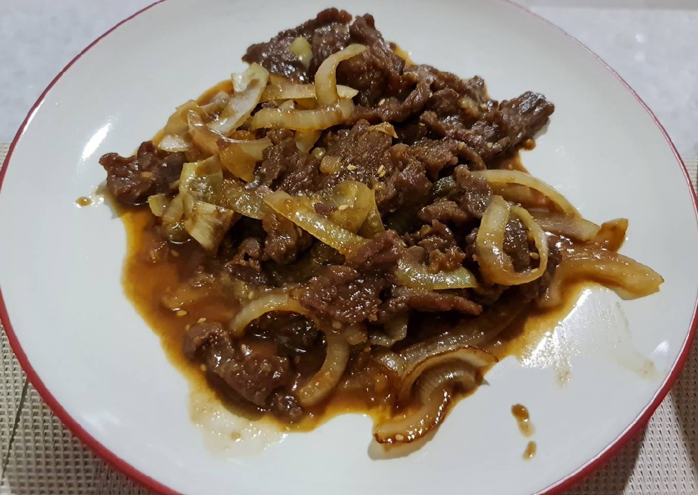 Beef bulgogi