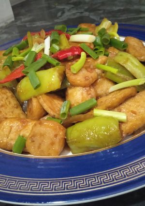 Foto resep Tumis bakso tahu