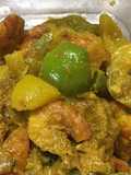 ক্যাপ্সিকাম দিয়ে গলদা চিংড়ি ভুনা (capsicum diye Golda chingri bhuna recipe in Bengali)