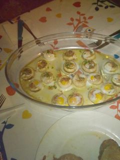 Una foto de Champiñones rellenos