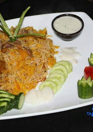 A picture of Mutton pulao.