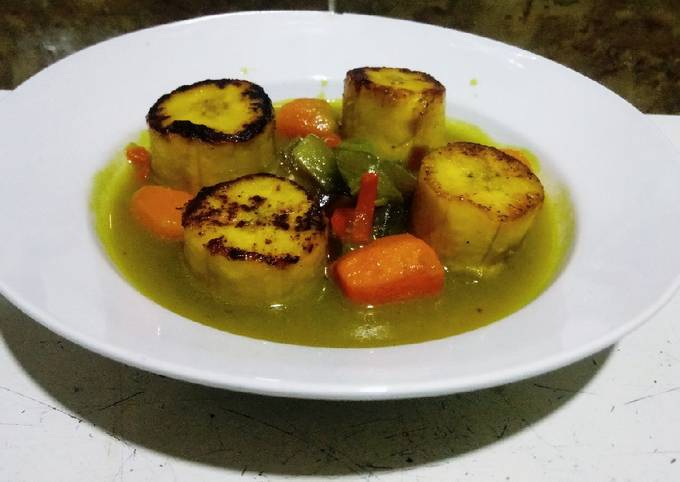 Simple Way to Prepare Gordon Ramsay Curried Carrot and Plantain Fondant
