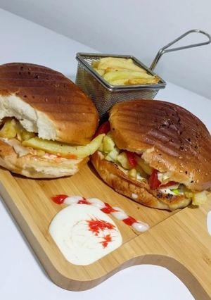 صورة لوصفة همبرغر بنين 🍔🍔