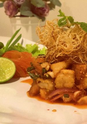 รูปของ Thai Spicy Milky Mushroom Salad(ลาบเห็ดมิ้ลค์กี้3สไตล์) #Uncle&Friends #DTC2 #Main