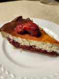Brad's strawberry rhubarb cheese pie