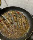 Cá nục rim mắm tỏi