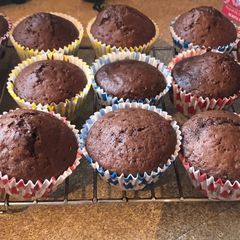 A picture of Chocolate muffins.