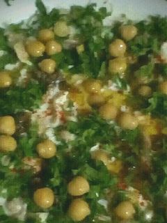 صورة لوصفة فتة حمص