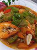 Tumis oyong/gambas enak