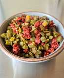 Nopales con chorizo de pavo