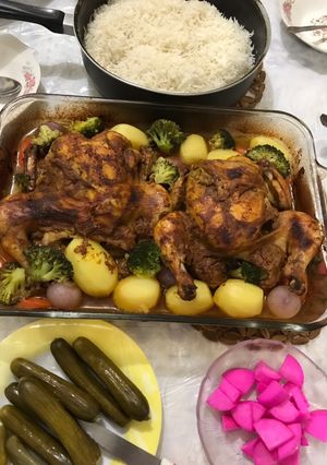 صورة لوصفة دجاج تندوري بالفرن