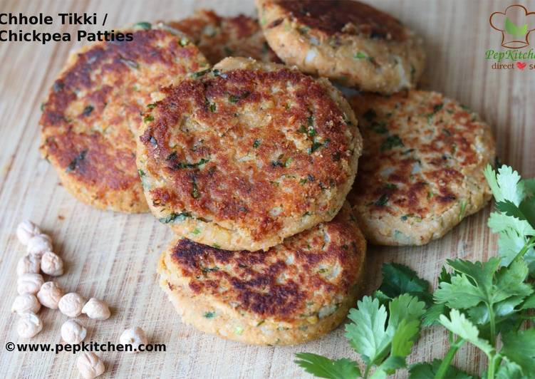 Chhole Tikki/Chickpea Patties