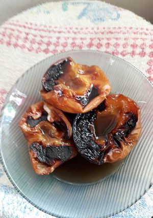 Una foto de Manzanas al horno con azúcar mascabo