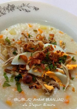 Foto resep Bubur Ayam Banjar Khas Kalimantan Selatan
