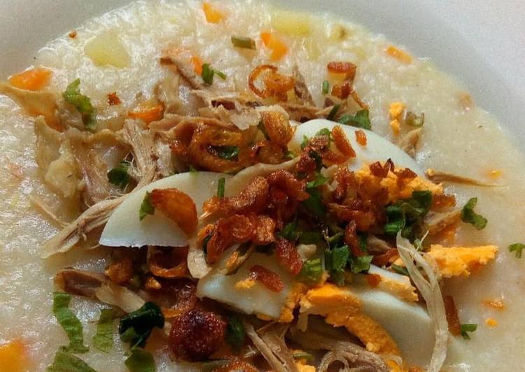 Resep MANTAP! Bubur Ayam Banjar Khas Kalimantan Selatan ide masakan sehari hari