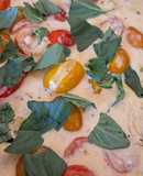 Salsa crema tipo caprese